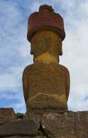36 Dos sculpté d'un Moai