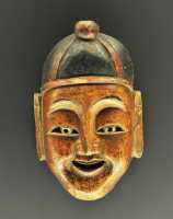 265 Masque de bois Tujia pour l'opéra Nuo - Quing (1644-1911)