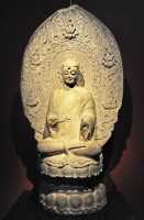 091 Buddha Shakyamuni de pierre - Qi du Nord (550-577)