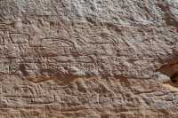 075 Les chariots - Gravures rupestres égyptiennes