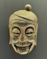 264 Masque de bois Tujia pour l'opéra Nuo - Quing (1644-1911)