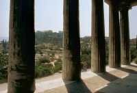 456  Agora vue du Temple d'Héphaestos