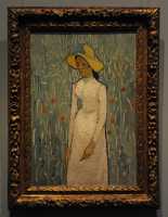 050 Van Gogh - Jeune fille en blanc (1890)