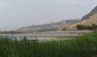 68 Tibériade vue du rivage au sud de Magdala