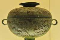066 Vase à aliments (Dou) - Royaumes combattants (475-4°s.) Bronze