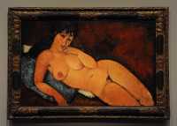 040 Modigliani - Nu sur un coussin bleu (1917)
