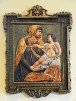 002 Vierge à l'enfant - Jacopo Sansovino (Venise XVI° s) - Peint sur papier mâché