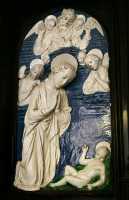 83 - Atelier d'Andrea della Robbia, Florence (1430) Tabernacle - Vierge à l'enfant **