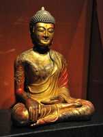 103 Buddha Mahavairocana - Royaume de Dali - An 2 du règne de Shengming (1163) Bronze doré