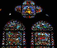 135 (bas) Marguerite au ciel attire les malades vers sa tombe - (haut) Saint Louis