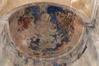 22 Saints autour du Christ en gloire - Fresque byzantine de l'église des croisés (12°s)