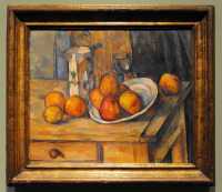 137 Cézanne - Nature morte. Pot de lait et fruits (1900)