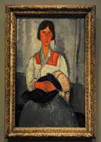 047 Modigliani - Gitane avec un enfant (1919)