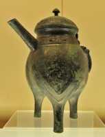 021 Vase à vin (He) - Shang (13°-11° s) Bronze