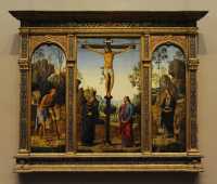 066 Perugino - Crucifixion avec Marie et Jean. Jérôme et Marie Madeleine (± 1483)