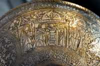 19 Gourde en cuivre et argent - Présentation de Jésus au Temple - Iraq (13°s)