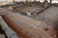 23 Mosaïque de la synagogue de Magdala (2°s.BC-1°s.AD)