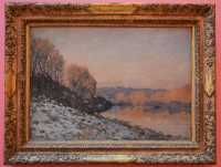 34 Port Marly, gelée blanche (1872) Alfred Sisley