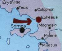 610 Carte - Nord de Samos