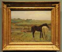 121 Degas - Chevaux dans un pré (1871)