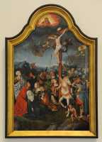 129 Crucifixion de Jan Mostaert (1520) Pays-Bas