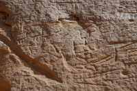 078 Les chariots - Gravures rupestres égyptiennes