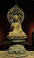 096 Buddha amitabha - Sui (581-618) Bronze