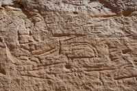079 Les chariots - Gravures rupestres égyptiennes