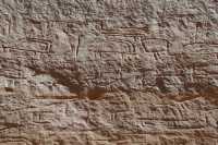 073 Les chariots - Gravures rupestres égyptiennes