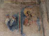 27 Le cheval de saint Georges & un saint évêque - Fresque byzantine de l'église des croisés (12°s)