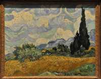08 Vincent Van Gogh - Champ de blé et cyprès (1889)