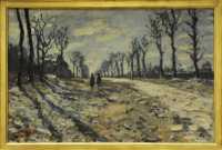 41 Claude Monet - Neige au soleil couchant