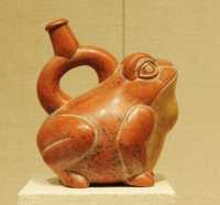 082 Vase grenouille - Pérou Moche (2°-5°s)