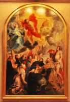 143 St Dominique & St François préservant le monde de la colère du Christ - Rubens (± 1619)