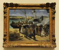 075 Manet - Départ du bateau de Folkestone à Boulogne (± 1870)