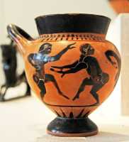 092 Vase à boire chalcidien (colons de Chalcis établis en Italie du sud ± 560)