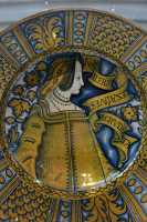 089 Plat d'apparat Bella donna (± 1515) Deruta, Italie