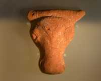 63 Tête de taureau - Figurine hellénistique (3°s.BC) Jaffa
