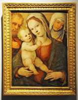 15 Girolamo del Pacchia (Sienne 1477-1533) Vierge & enfant Joseph & Catherine de Sienne