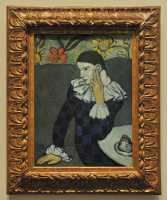 73 Pablo Picasso - Harlequin (Début de la période bleue 1901)
