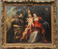 17 Pierre Paul Rubens - Ste famille avec Ste Anne J. Baptiste & St François (1630±)