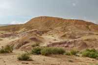 09 Makhtesh Gadol - Dunes fossilisées de sable de couleur