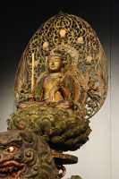 102 Manjusri par Koen (Bois doré) Période Kamakura (1273)