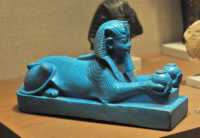 064 Sphinx d'Amenhotep III - Faience