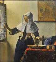 28  Johannes Vermeer - Jeune femme au pichet (1660±)