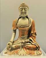 122 Statuette Jingdezhen - Buddha - Yuan (1271-1368)