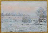 06 Monet - Soleil d'hiver à Lavacourt (1880)