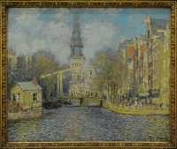 030 Monet - Zuiderkerk à Amsterdam (1874)