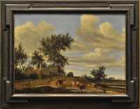 27 Salomon van Ruysdael - Route de campagne (1648)