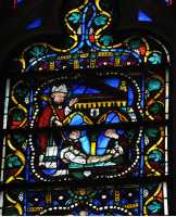 54 Vie de saint Nazaire & saint Celse - Saint Ambroise faisant transporter le corps de saint Nazaire dans l'église des apôtres (19°s)